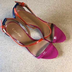 Calvin Klein patent heels